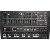 Arturia MiniBrute 2S Special Edition Noir Semi-modular Analog Sequencing Synthesizer Bundle with Polsen HPC-A30-MK2 Studio Monitor Headphones and 10' Instrument Cable