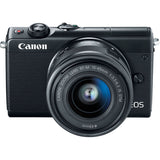 Canon EOS M100 Mirrorless Digital Camera with 15-45mm Lens (Black)