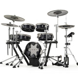 E F NOTE EFNOTE 3X Acoustic Designed Electronic Drum Set Bundle with Audio-Technica ATH-M50x Monitor Headphones (Black)