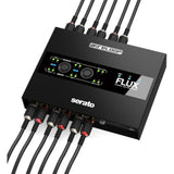 Reloop Flux 6x6 USB-C DVS Interface for Serato DJ Pro Bundle with 3x Pearstone 2 RCA Male to 2 RCA Male Audio Cable (6')