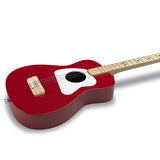 Loog 3 String Pro Acoustic Guitar and Accompanying App for Children, Teens and Beginners – Red