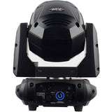 JMAZ Attco Beam 100 LED Moving Head Beam with Prism (2-Pack) Bundle with 2x Impact Safety Cable (18")