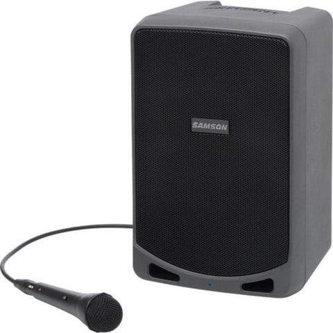 Samson Expedition XP106 Rechargeable Portable PA with Bluetooth, includes wired handheld microphone