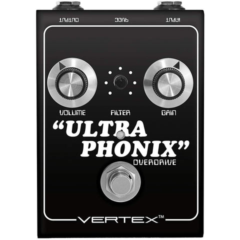 Vertex Effects Ultraphonix Overdrive Guitar Effects Pedal, Guitar and Bass Pedal Re-creates Overdrive Produced by Dumble Overdrive Special Amplifier