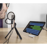 Apogee Electronics HypeMiC USB Cardioid Condenser Microphone Bundle with Apogee Custom Pop Filter, Polsen Studio Headphone, and Arm Stand