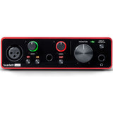 Focusrite Scarlett Solo USB Audio Interface (3rd Gen) with Studio Headphones, Pop Filter & XLR Cable