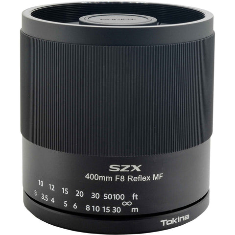 Tokina SZX 400mm f/8 Reflex MF Super Telephoto Lens for Nikon F, Black