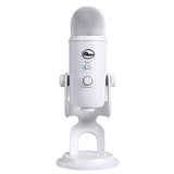 Blue Yeti USB Microphone (Whiteout) with AKG K 240 Studio Professional Stereo Headphones & Pop Filter Bundle