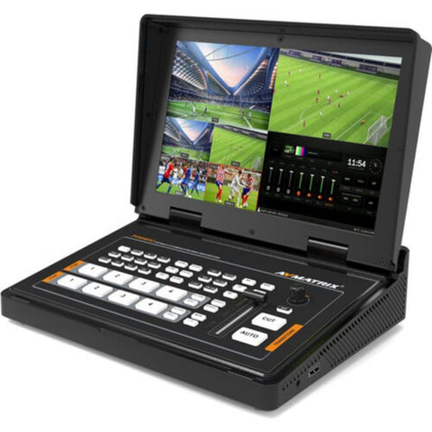 AVMATRIX PVS0403U 4-Channel SDI & HDMI Video Switcher with 10.1" Monitor