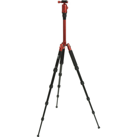 Sirui Aluminum Tripod with C-10X Ball Head (Red) BSRT005XR