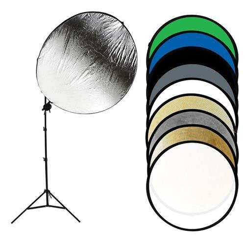 Savage 43 In. 9-in-1 Reflector Kit with Stand