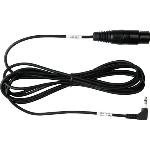 Sescom SES-TR-153 XLR to Right Angled Mini Microphone Cable