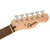 Squier Sonic Telecaster Electric Guitar, with 2-Year Warranty, California Blue, Laurel Fingerboard Bundle with Fender Logo Guitar Strap Black, Fender 12-Pack Celluloid Picks, and Straight/Angle Instrument Cable