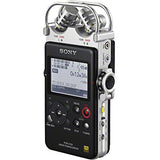 Sony PCM-D100 High Resolution Portable Stereo Recorder with 4-Hour Rapid Charger,(4) AA Rechargeable Batteries and Mini Windjammer for Sony PCM-D100 Recorder