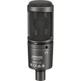 Audio-Technica AT2020USB+ Cardioid Condenser USB Microphone Bundle with Mic Suspension Crane Arm & Headphone