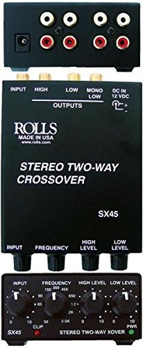 Rolls SX45 - 2-Way Stereo Crossover with Mono Sub Output