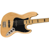 Squier by Fender Classic Vibe 70's Jazz Bass Guitar - Maple - Natural