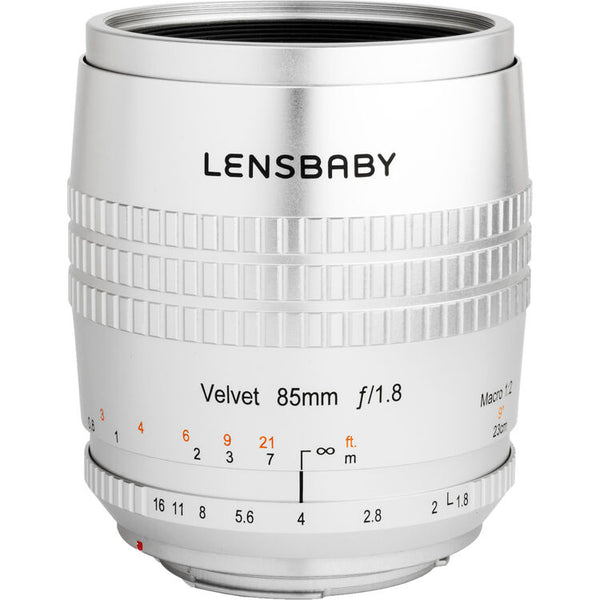 Lensbaby Velvet 85mm f/1.8 Lens for Canon EF (Silver)