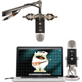 Blue Yeti Pro USB & XLR Microphone Plus Pack Bundle with Presonus StudioOne 5 artist DAW, iZotope RX elements Plug-in and Groover 3 Tutorials 3-Month Subscription, Headphone, XLR Cable & Pop Filter