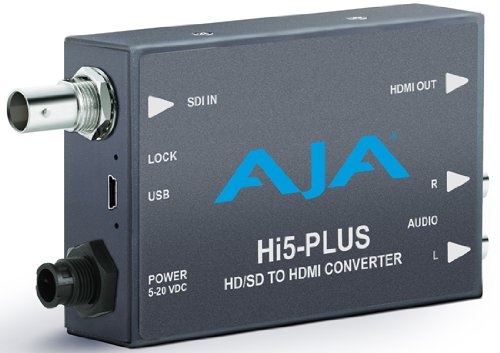 AJA Hi5 Plus 3G-SDI to HDMI Converter with PsF to P Support