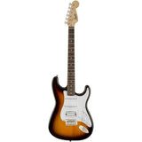 Fender Player Stratocaster Electric Guitar (Maple Fingerboard, 3 Color Sunburst) Bundle with Fender 10ft Instrument Cable (Straight/Straight), Fender Guitar 12-Pack Picks, and Fender 2" Guitar Straps