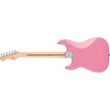 Squire Sonic Stratocaster HT H Electric Guitar, Flash Pink, Maple Fingerboard, White Pickguard