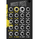 Cre8audio West Pest Analog West-Coast-Style Semimodular Synthesizer Bundle with 2x Impact Safety Cable (32")