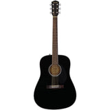 Fender CD-60S Dreadnought Acoustic Guitar, Walnut Fingerboard, Black