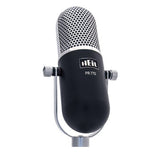 Heil Sound PR 77D Large-Diaphragm Dynamic Microphone (Black) with BAI-2X Two-Section Broadcast Arm with Internal Springs and Integrated XLR Cable