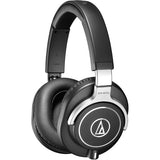 Audio-Technica ATH-M70x Pro Monitor Headphones with Headphone Stand & Extension Cable 10'