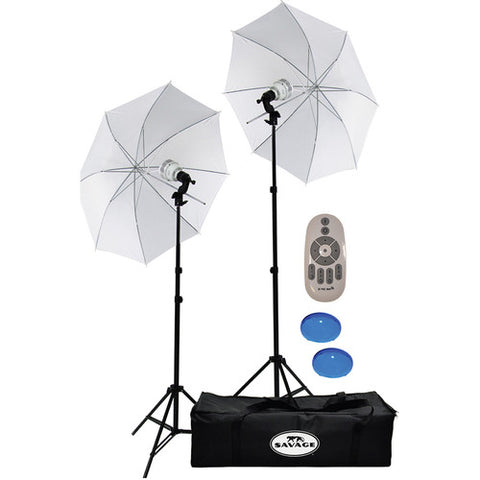 Savage 700W Bi-Color LED Studio Light Kit