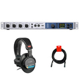 RME Fireface UFX III 188-Channel Audio Interface with USB 3.0 Bundle with MDR-7506 Headphones and XLR-XLR Cable