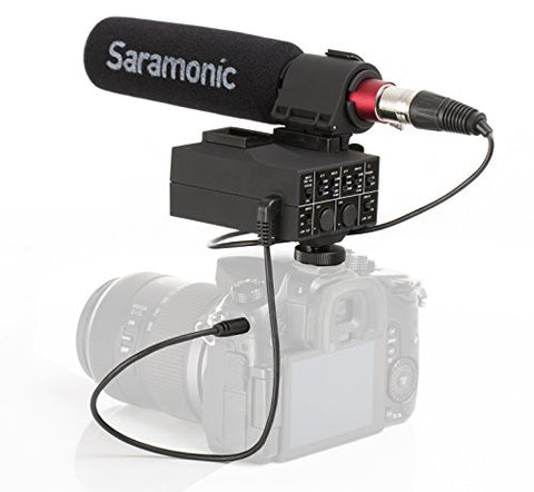 Saramonic MixMic Audio Adapter with Shotgun Microphone