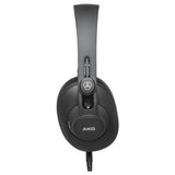 AKG K361 Over-Ear Oval Closed-Back Studio Headphones Bundle with Headphones Holder and Mini to Mini Cable