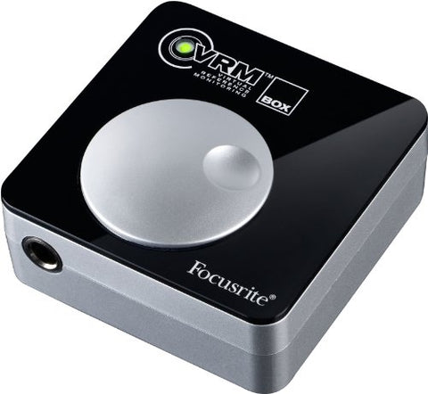 Focusrite VRM Box USB Interface with Headphone Output Featuring Virtual Reference Monitoring Technology