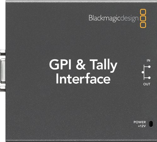 Blackmagic Design GPI and Talley Interface