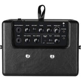 NUX Mighty 8BT Portable Electric Guitar Amplifier with Bluetooth Bundle with Polsen HPC-A30-MK2 Studio Monitor Headphones, Kopul 10' Instrument Cable, and Fender 12-Pack Picks