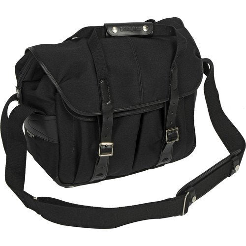 Billingham 307L Camera and Laptop Shoulder Bag (Black FibreNyte & Leather)