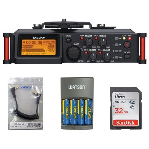 TASCAM DR-70D 4-Channel DSLR Audio Recorder Kit