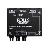 Rolls PM60 Personal Monitor Microphone Preamp with XLR-XLR Cable Bundle