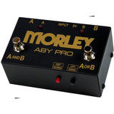 Morley ABY Pro 2-Button ABY Signal Switcher Pedal with 2x 6' Pro Phone to Phone (1/4") Cables Bundle