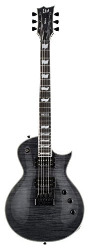 ESP EC LEC1000ETFMSTBLK Solid-Body Electric Guitar, See Thru Black