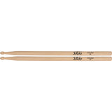 On-Stage Wood Tip Maple Wood 5B Drumsticks, Pair (24-Pack)