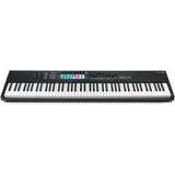 Novation Launchkey 88 [MK3] MIDI Keyboard Controller for Ableton Live Bundle with Polsen Studio Monitor Headphones, 10' MIDI to MIDI Cable, Sustain Pedal, and Medium Piano Cover