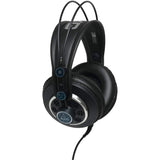 AKG K 240 MK II Pro Stereo Headphones with Headphone Holder & Mini to Mini Extension Cable Bundle
