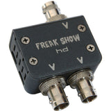 Freakshow HD Mini 1x2 4K 12G-SDI MSX2-O Microsplit Video Distribution Amplifier with Standard Freakshow Power Connector