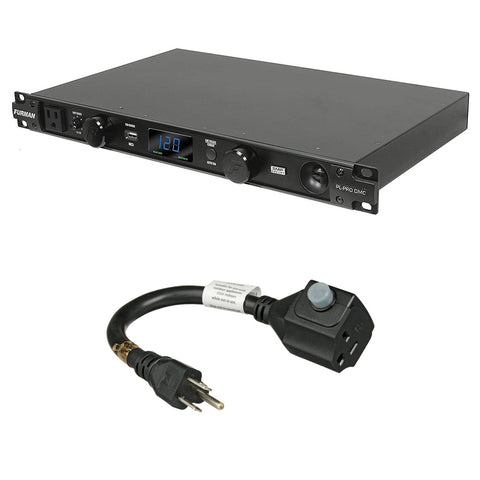 Furman PL-PRO DMC Power Conditioner with Furman ADP-1520B Adapter Cord Bundle