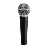 Mackie SRM-FLEX Portable 1300W Column PA System Bundle with Superlux TM58 Dynamic Vocal Microphone with Auray MS-5230F Tripod Microphone Stand and XLR-XLR Cable