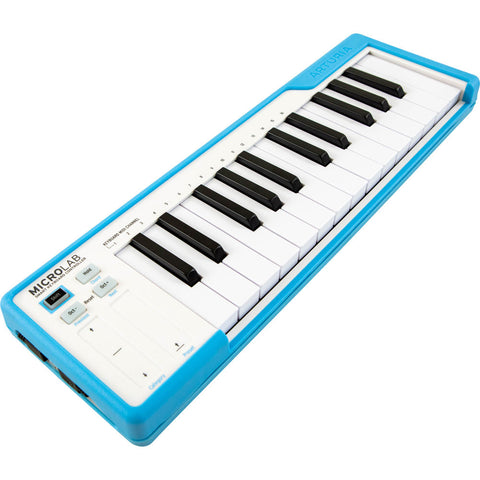 Arturia MicroLab Compact USB-MIDI Controller (Blue)