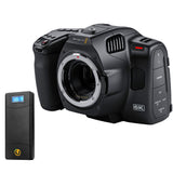 Blackmagic Design Pocket Cinema Camera 6K Pro (Canon EF) Bundle with Juicebox Magic Power 2.0 for 4K Cine Camera